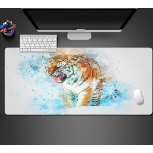 Super Domineering Tiger Animal Best-selling Mousepad Advanced Rubber Washable Lock Edge Game Pad Computer Office Pads