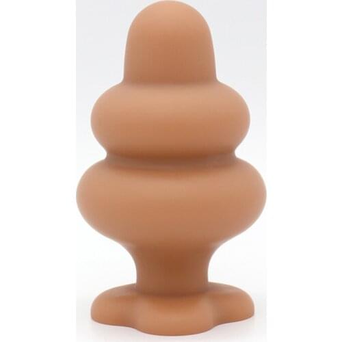 Comfortable Goods for Adults Stimulator Anal Sex Erotic Product Sex Furniture Silicone Bead Butt Plug Adult Goods for Men Y17