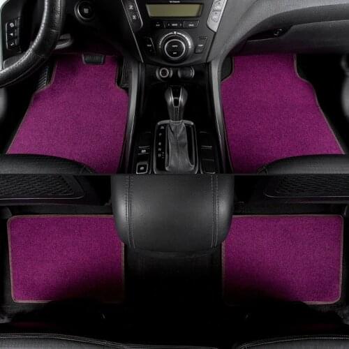 Kalaisike universal car floor mats for Ssangyong All Models Rodius ActYon Rexton kyron Korando car styling auto accessories