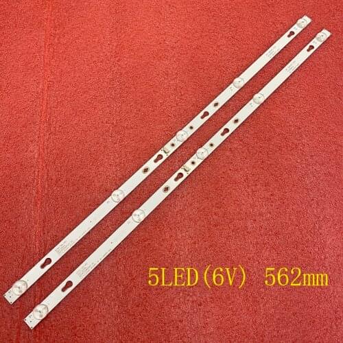2pcs/set LED Backlight strip for THOMSON 32HD3301 32H3306 MPEG GIC32LB37_3030F 4C-LB3205-ZM01J L32M5-AZ LVW320NDEL LVW320CSDX