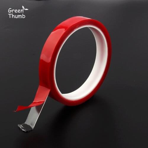 4pcs 6mm 8mm by 3M Double Sided Adhesive Tape Acrylic Transparent Extra High Bond Tape Super Strong No Trace Sticker