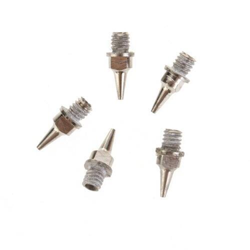 5Pcs 0.2mm Nozzle Replacement Stainless Steel for Airbrush Spray Gun Nozzle Replacement Kit
