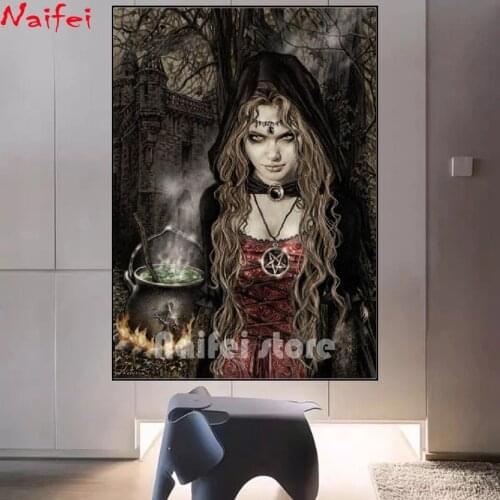Diamond Painting Victoria Frances Vampire Painter Full Square/Round Drill 5D DIY Embroidery Cross Stitch Home Decor Wall Art