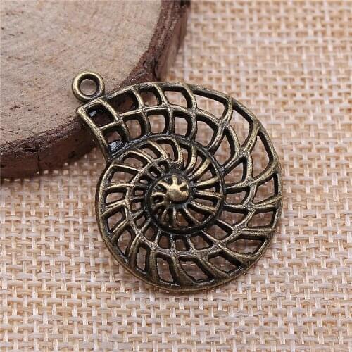 Free shipping 17pcs 35x27mm antique bronze swirl charms diy retro jewelry fit Earring keychain hair card pendant accessories