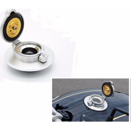 For DUCATI Cafe Racer Aluminum Fuel Gas Tank Cap Petrol Cover Vintage Motorcycle accessories