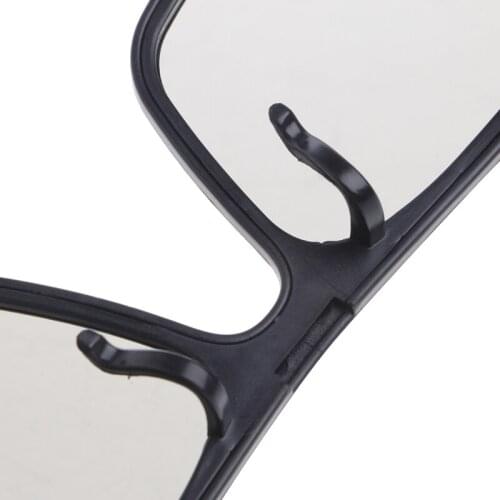 Clip-On Type Circular Passive Polarized 3D Glasses For TV Real 3D Cinema 0.22mm