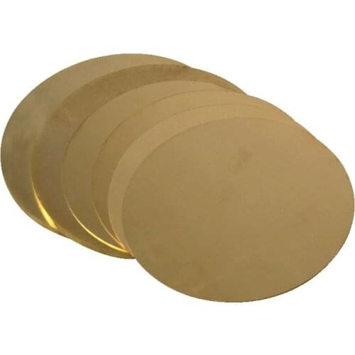 H62 Brass Plate Round Plate Wafer Gasket Laser Cutting Engraving Processing Custom Thickness 2.5mm 3.0mm
