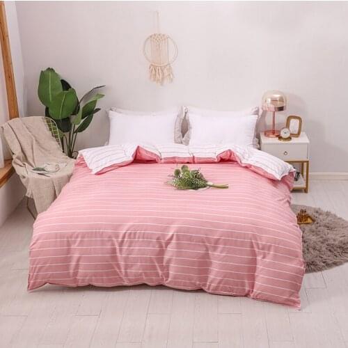 Pink/bedding 100% cotton single quiltcover, home textile cotton bed cover quilt/pillow cover/single double quilt cover king size