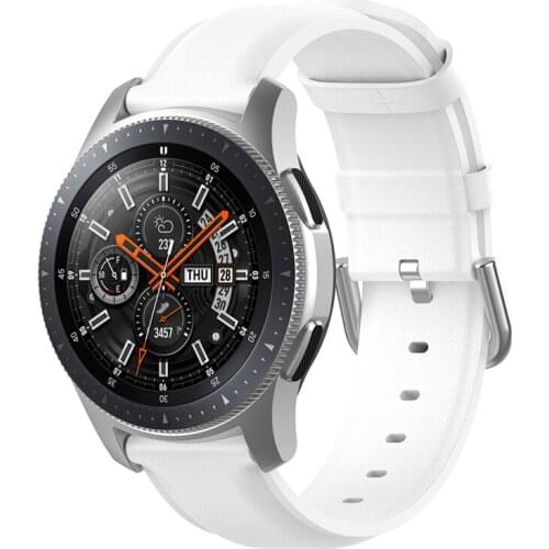 Leather Watch Band Genuine Watch Strap For Samsung Galaxy Gear S3 Watch For Huami Amazfit Pace/Stratos/GTR 47mm