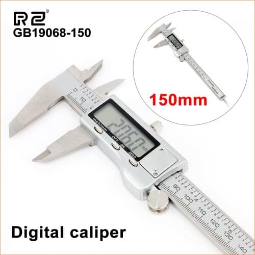 RZ Vernier Caliper Metal Electronic Digital Caliper Stainless Steel High Quality LCD Display Digital Professional Calipers Tools