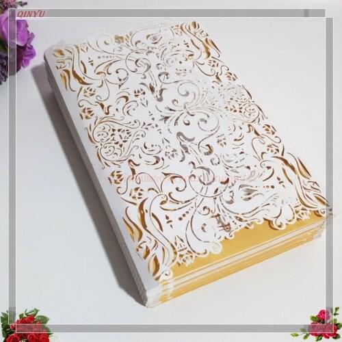 Sky Elina10pcs Laser Cut Groom and Bride Wedding Invitations card Wedding Invitation Shower Card Party Supplies 8zSH073