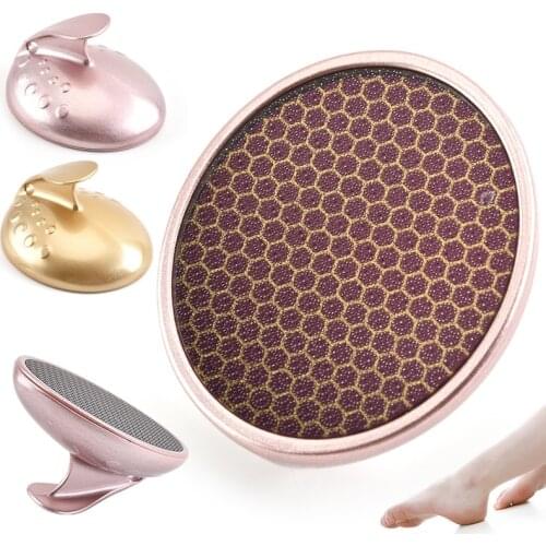 Glass Foot File Dead Skin Callus Horny Remover Ergonomic Design with Handle Foot Care Pedicure Tool Salon Foot File