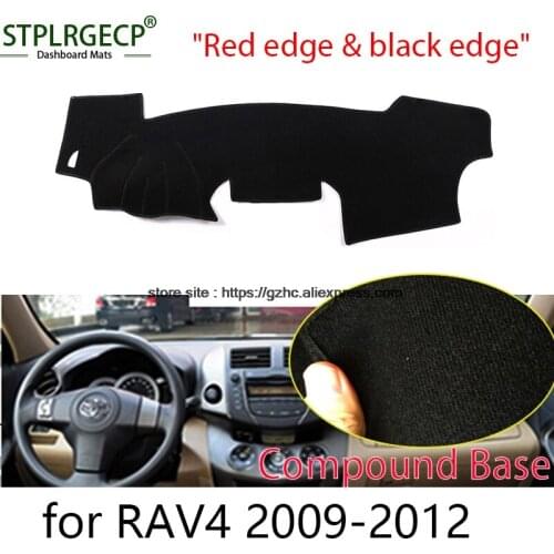 StplrgeCP For toyota RAV4 RAV 4 double layer Car Dashboard Cover Avoid Light Pad Instrument Platform Dash Board Cover Sticker
