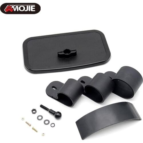 UTV 1.5" 1.75" 2" Clamp Side Center Wide RearView Mirror Road Adjustable for Can-Am Commander 1000 For Polaris Rhino Artic Cat