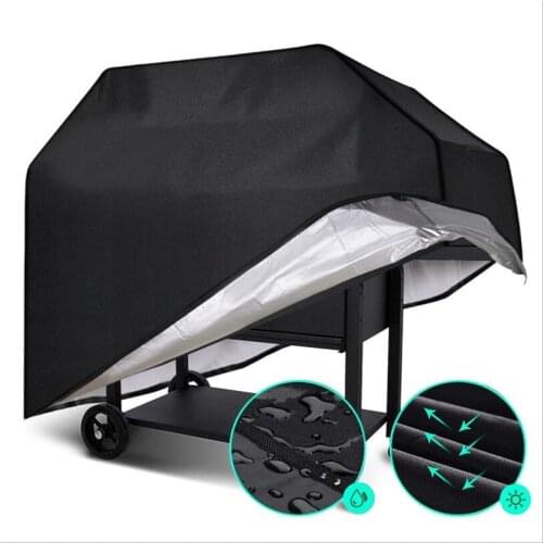 Waterproof BBQ Grill Barbeque Cover Outdoor Rain Grill Barbacoa Anti Dust Protector For Gas Charcoal Electric Barbe
