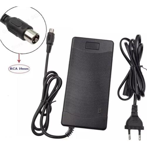 42V 4A RCA 10mm charger electric bike lithium battery charger for 36V li-ion battery pack electric scooter charger