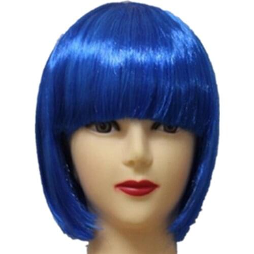 Woman Synthetic lace Bob Cosplay Accessories Girls Halloween Anime Costumes Carnival Purim parade Nightclub bar Role play props