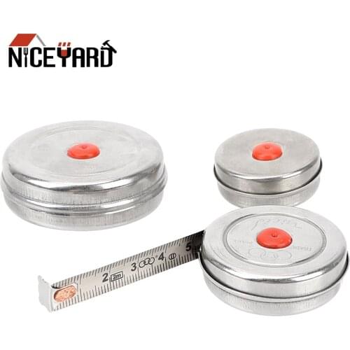 NICEYARD Measuring Tool Stainless Steel Woodworking Tape Measure 1m 2m 3m Mini Retractable Tape for Home Factory Office