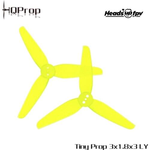 2Pairs HQPROP T3X1.8X3 3018 3-Blade PC Propeller for RC FPV Racing Freestyle 3inch Cinewhoop Ducted Drones Replacement DIY Parts