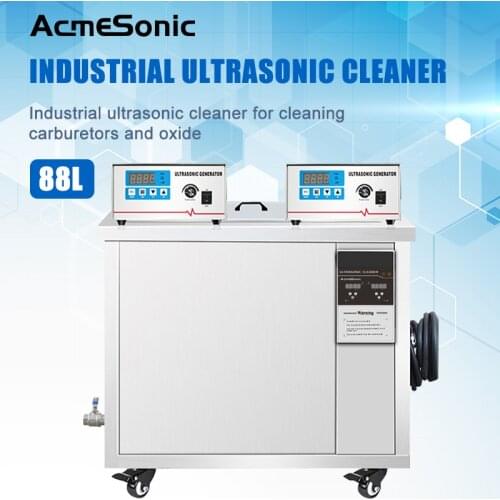 ACMESONIC T-24A 88L Industrial ultrasonic cleaner for cleaning carburetors and oxide