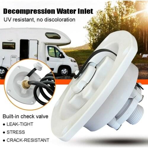 AU Caravan RV Boat Water Inlet Tank Hatch Reduce Pressure Regulator Entry