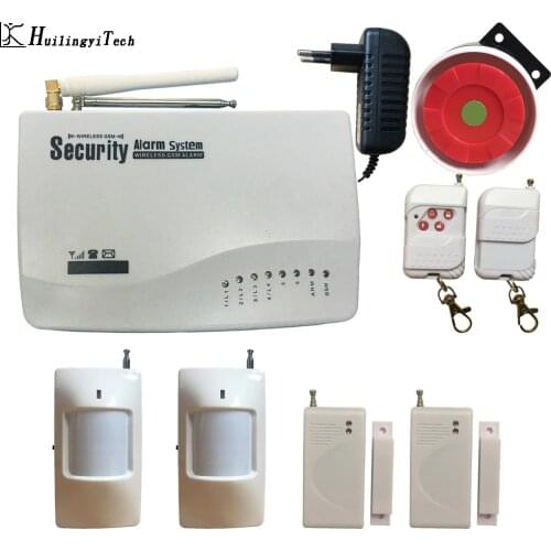 Wireless GSM Alarm System Dual Antenna Alarm Systems Security Home Wireless Signal 900/1800/1900MHz support Russian/English