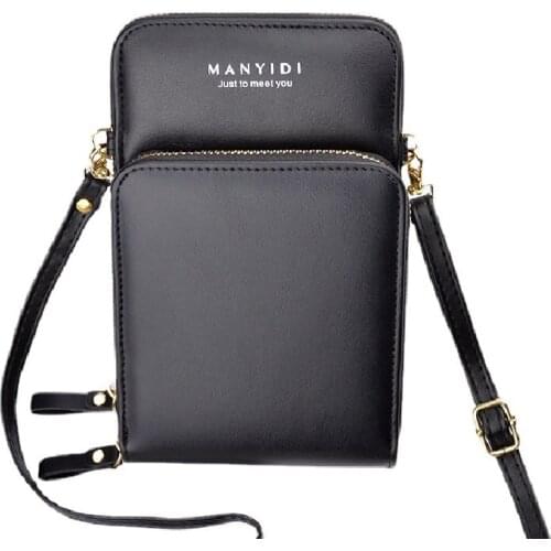 Brand Designer Mini Women Shoulder Bags PU Leather Phone Crossbody Bag Ladies Purse Zipper Clutch Female Small Messenger Bag NEW