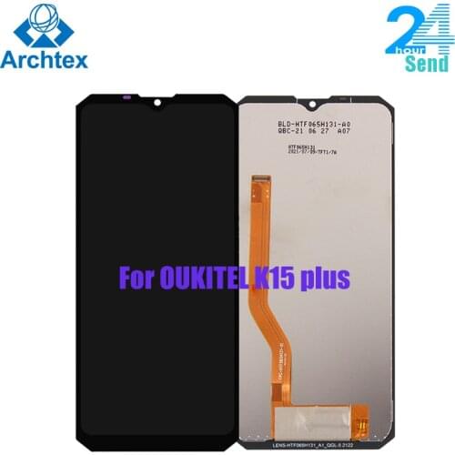 For Original OUKITEL K15 Plus LCD Display +Touch Screen Digitizer Assembly Replacement Parts 6.52 Inch Android 10.0