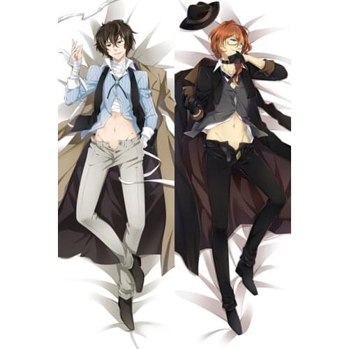 Anime Game Stray Dogs 3D Double-sided Pillow Case Cover Dakimakura Bedding Hugging Body Pillowcase
