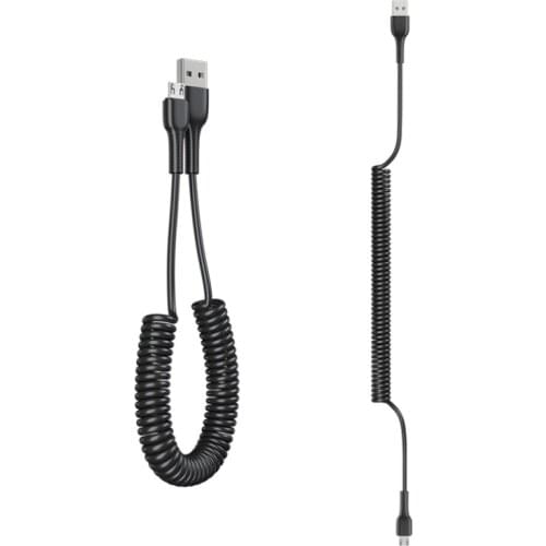 Essager Micro USB Cable Fast Charging Charger Spring Microusb Cable For Xiaomi Samsung Wire Cord Android Phone For Car Charger