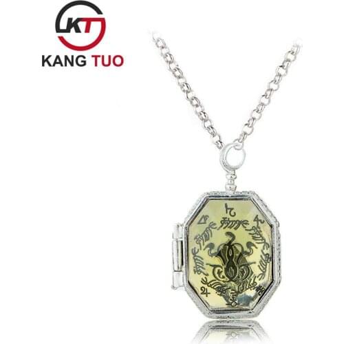 Movie Horcrux Locket Necklace Fashion Stone Pendant Necklace For Women&Men Jewelry