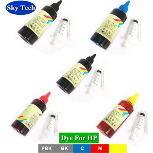 500ML Quality Refill ink For HP cartridges , Dye Ink Photo Ink CISS Ink for HP Deskjet / Designjet / Photosmart printer