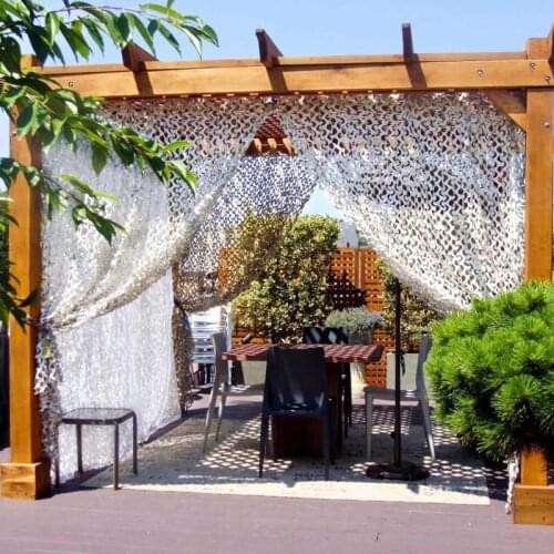 White Camouflage Net for Outdoor Camping Hunting Hiding Mesh Outdoor Awning Canopy Replacement Cover Pergola Cover