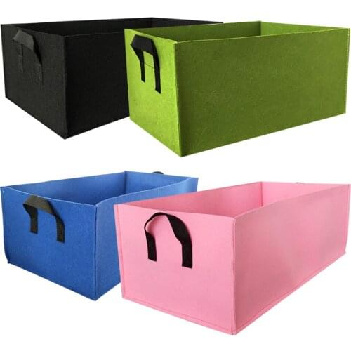 Plant Grow Bag Fabric Garden Gardening Tools Flower Vegetable Seeds Planting Planter Pot Handles for Hydroponics Home Decor