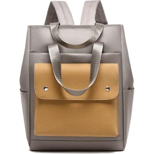 Oxford Fashion Splicing Women Backpacks Teenage Girls Book Bags Waterproof Lady Business Backpack Laptop Usb Backpacks Female