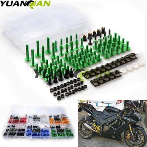 Motorcycle Fairing Bolt Screw Nuts Washers Fastener Fixation for KAWASAKI ZRX1100 / 1200 ZX7R / ZX7RR ZX9 ZZR1200 ZG1000