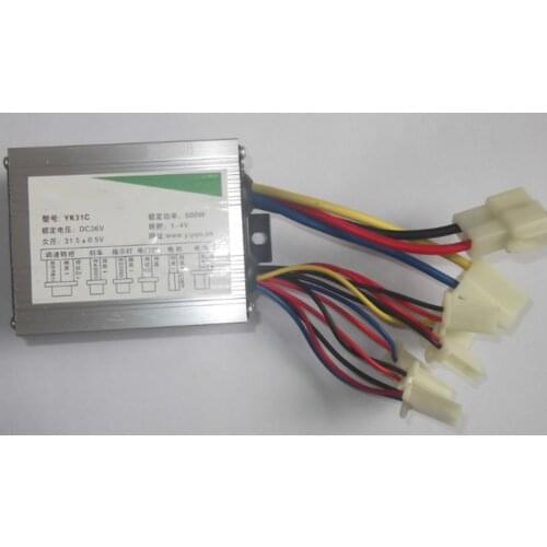 Brushed Motor Controller YK31C 24V 36V 48V 500W Brushed Controller Box for Universal Electric Bike Scooter Accessories