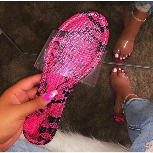 Summer Women Flat Slippers Jelly Slides Transparent Strap Female Open Toe Causal Flip Flops Outdoor Ladies Beach Shoes