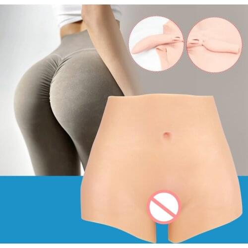 Silicone Realistic Vagina Panties Lift Hip Underwear Crossdresser Shemale Transgender Drag Queen Male to Female Artificial Sex