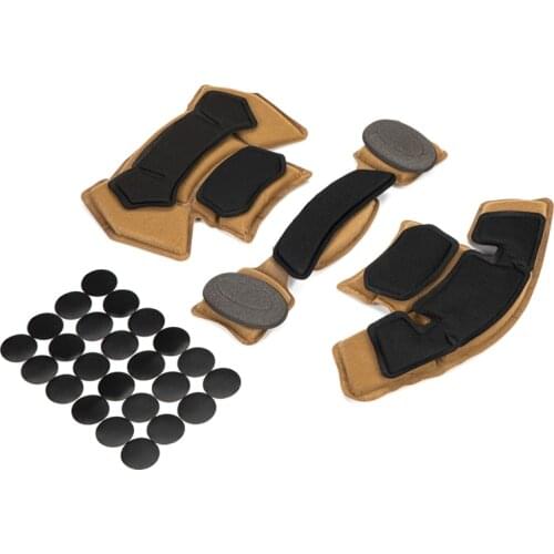 Tactical Airsoft Paintball Helmet Pads Internal Memory Foam Protective Cushion Liner Mat for Fast MT MICH IBH AF ACH Outdoor