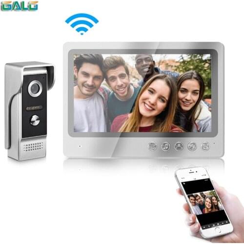 9 Inch Villa IP Video Intercom System IOS Android APP Doorbell Camera WIFI Remote Unlock Control