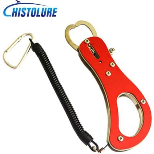 Stainless Steel Fish Grip Lip Trigger Lock Gripper Grabber Grab Tool Fishing Tackle Accessory