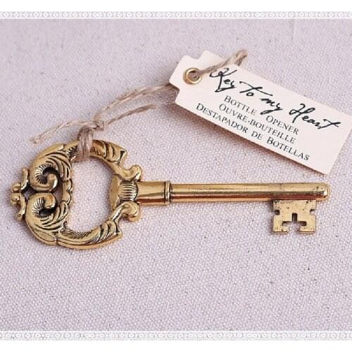 100pcs Antiqued Key Bottle Opener Wedding Favors And Gifts Wedding Supplies Wedding Souvenirs Wedding Gifts For Guests wa3118