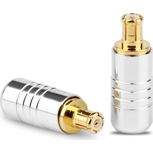 5pair Jack A2DC Pin For CKS1100 LS400 LS300 E40 E50 E70 Hifi Headphone Connector Copper Gold Plated Headset Audio Adapter DIY