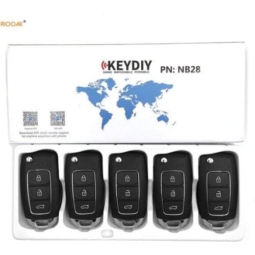 5PCS/LOT KEYDIY KD NB28 NB Series Universal Multi-functional 3 Button Remote Control for KD900/KD200/URG200/KD-X2/ peugeot 207