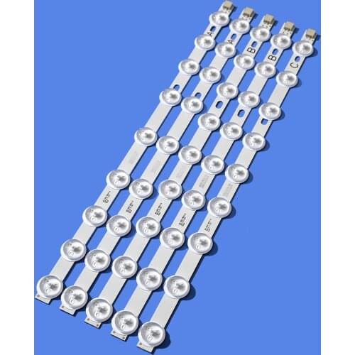 5pcs x LED Backlight Strip for LG 40" NDV REV1 VES400UNDS /DC 39FHD-CNOV LC-39LD145K 40L3453DB 40PFL3018T/12