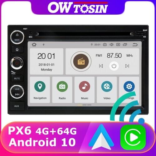 PX6 4+64G Car DVD Media For Ford F550 500 Explorer Fusion Taurus Escape Mustang Focus Expedition 2005-2013 GPS Android 10 Radio