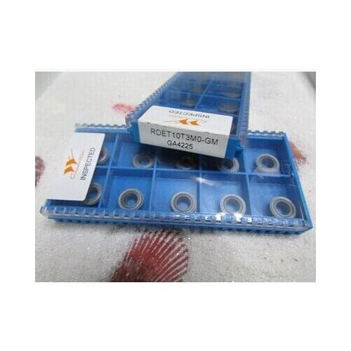 Free shipping, cemented carbide milling insert RDET10T3MO GM GA4225 (R5) suitable for EMR-5R series will face external tool