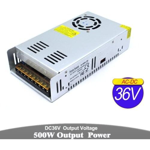 DC Power Supply 12V 18V 24V 30V 36V 42V 48V 60V 500W Transformers 220V 110V AC DC12V DC24V SNPS For CCTV Lamp CNC Router Stepper