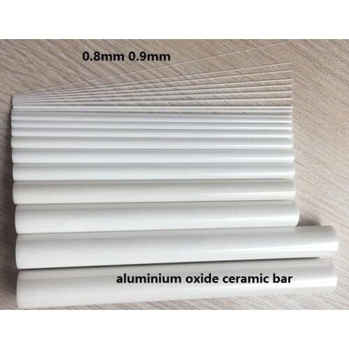 0.8mm 0.9mm mirror surface aluminium oxide ceramic bar AlO PIN GAGE aluminum oxide Corundum ceramic stick alumina ceramic rod